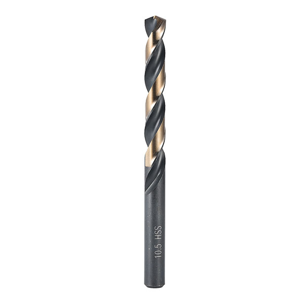 DIN338 black and gold twist drill bit