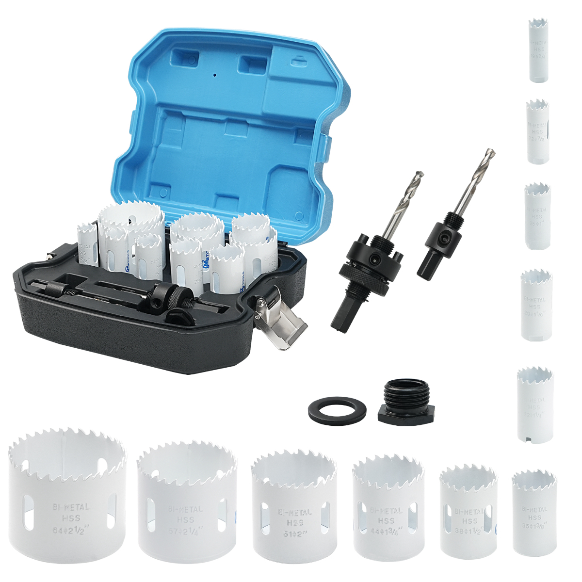 13PCS Bi-Metal Hole Saw Set